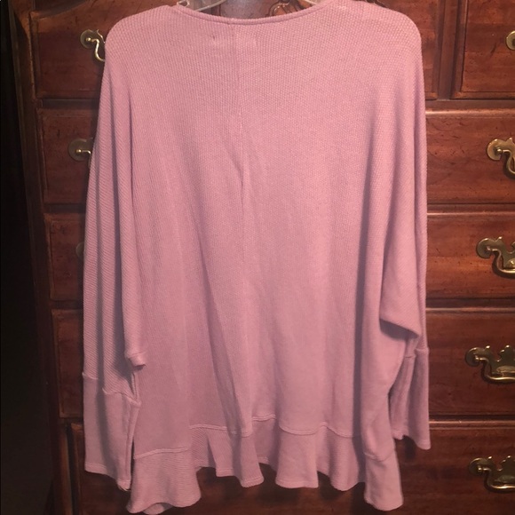 New Grace Elements size XL lavender ruffle top - Picture 7 of 8